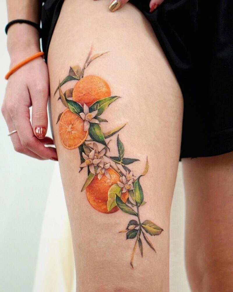 25 impressive fruit tattoos to sink your teeth into