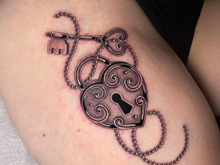 25 Popular Lock And Key Tattoo Ideas: From Simple To Vibrant
