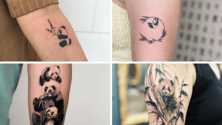25 preziosi tatuaggi di panda che sono quasi troppo carini.
