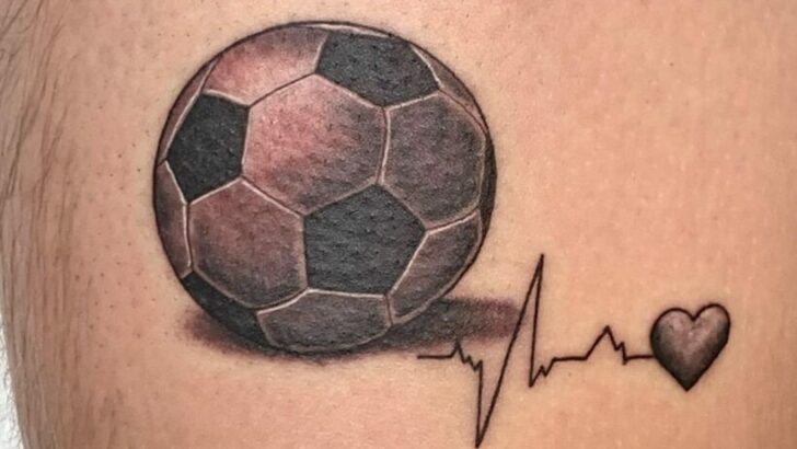 25 sensazionali tatuaggi di calcio per i tifosi più accaniti.