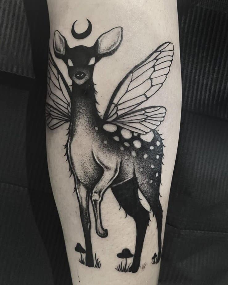 Dark animal tattoos
