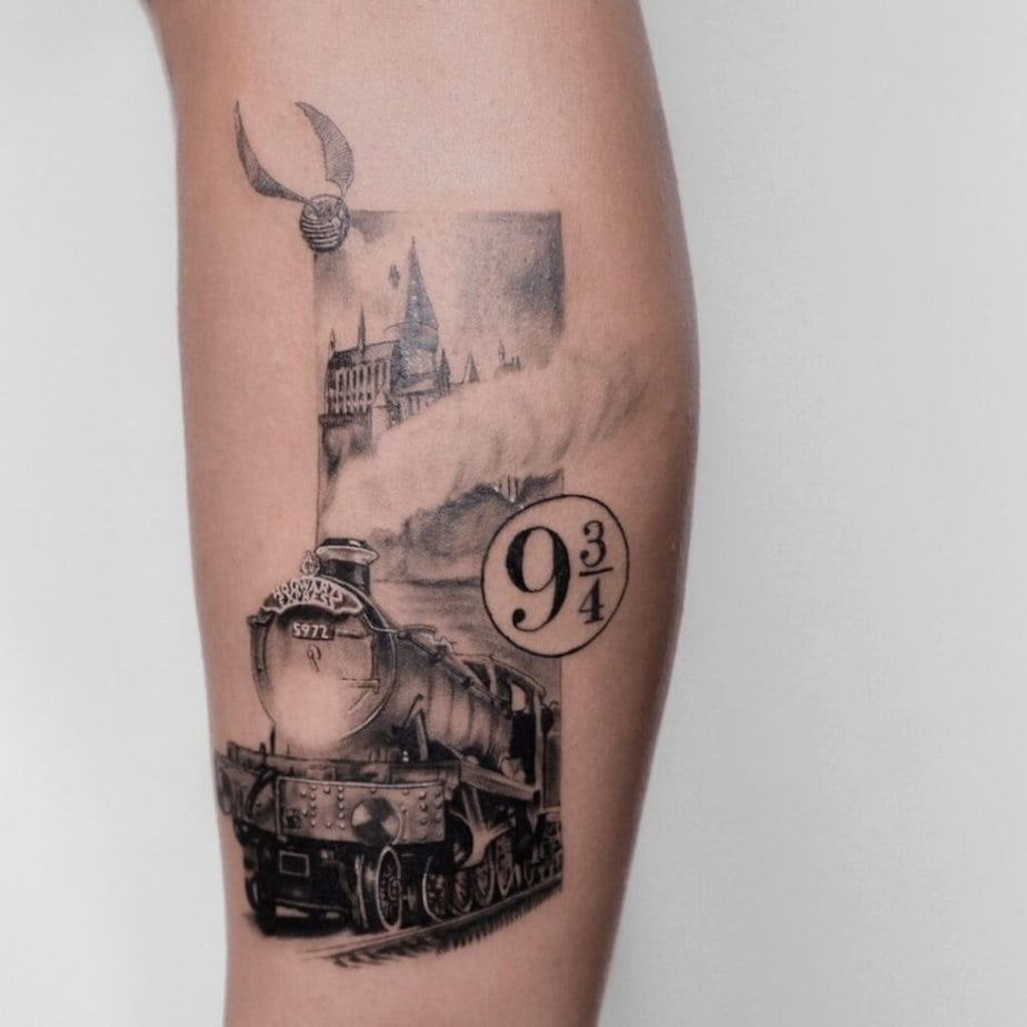 Interessanti e unici tatuaggi di Harry Potter