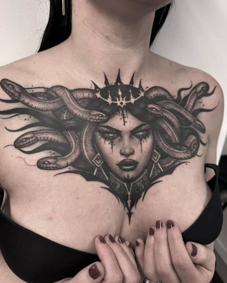 Big Medusa tattoo