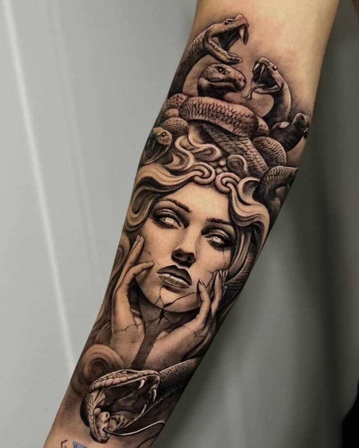Big Medusa tattoo
