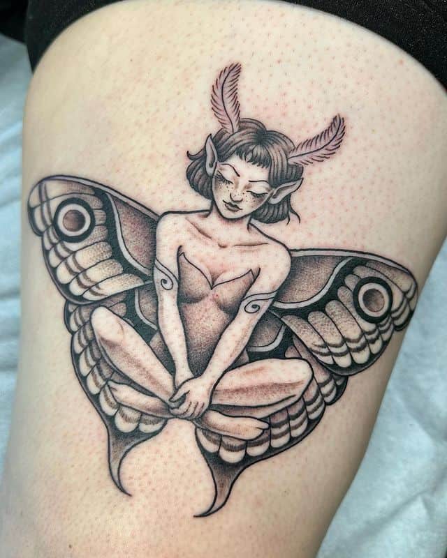 15. Dazzling fairy tattoo