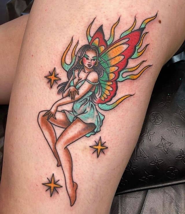 24. Beautiful fairy tattoo