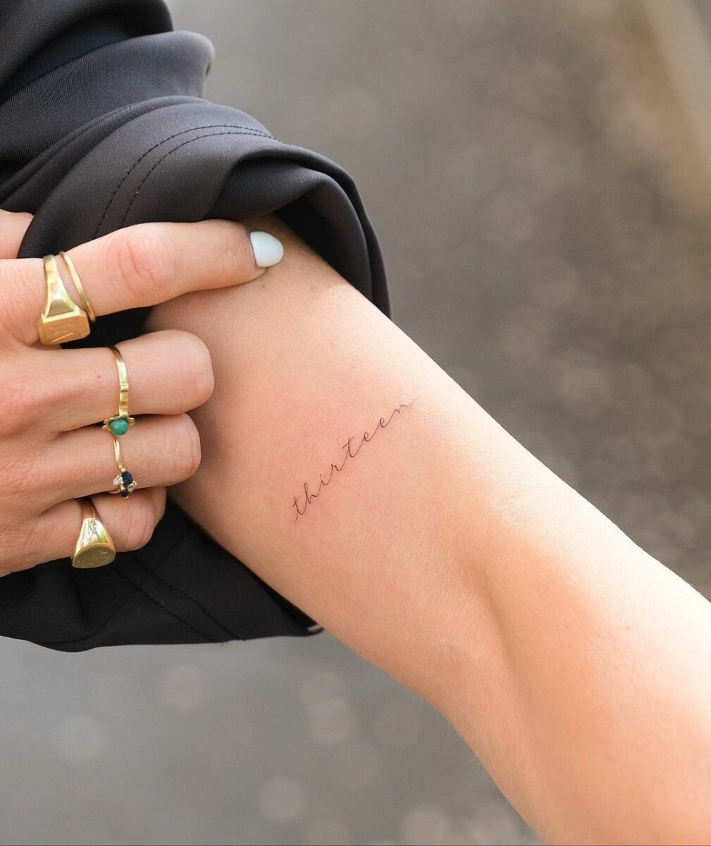 26 One-Word Tattoos That Attest To The Power Of Simplicity