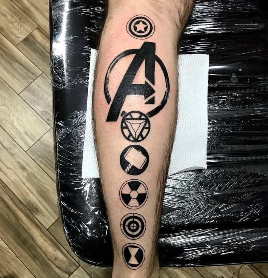 Idee per tatuaggi Avenger