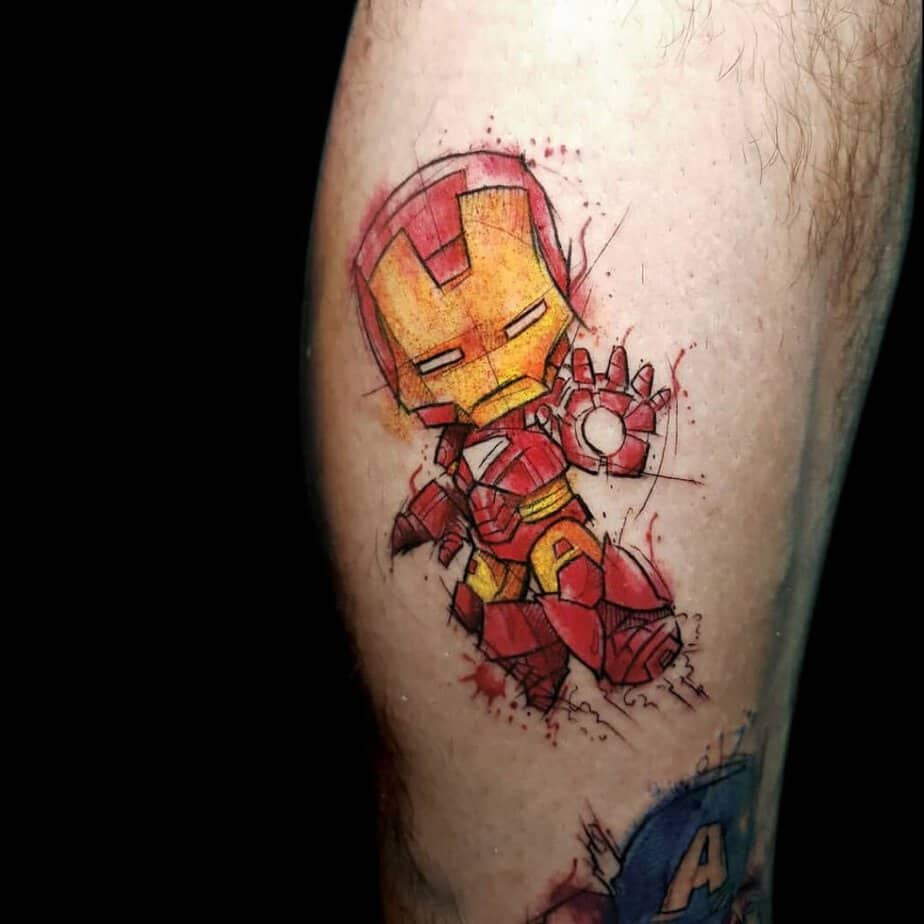 Tatuaggio Iron Man Avenger