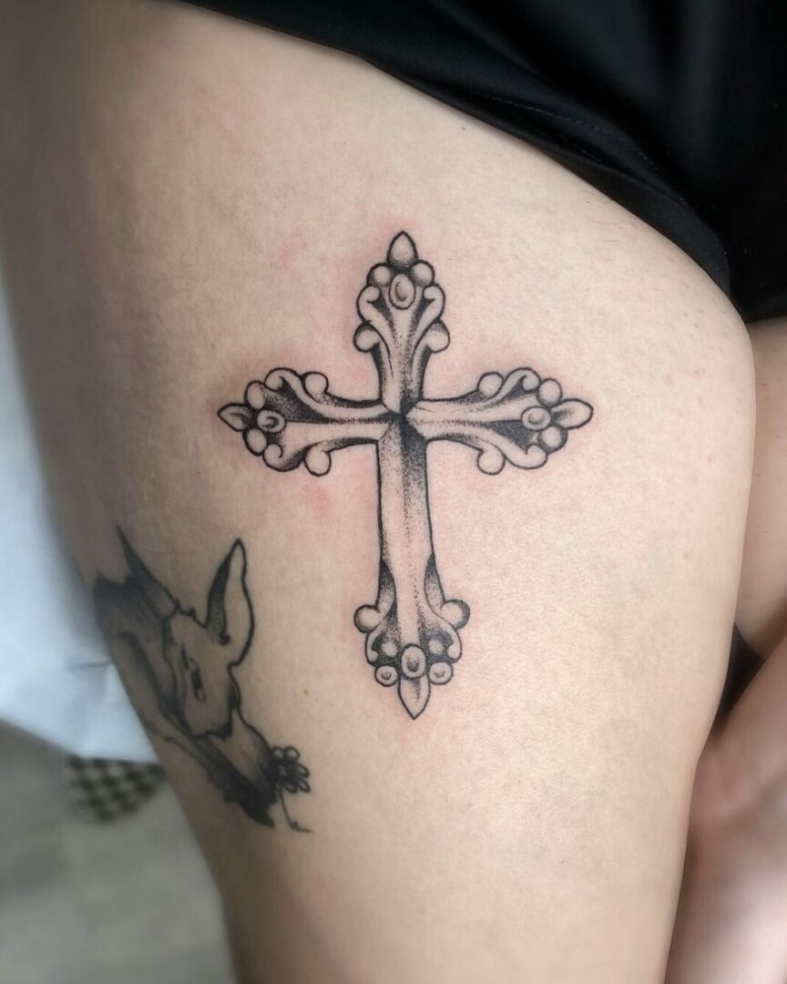 26 Simple Cross Tattoo Designs As An Ode To Your Faith