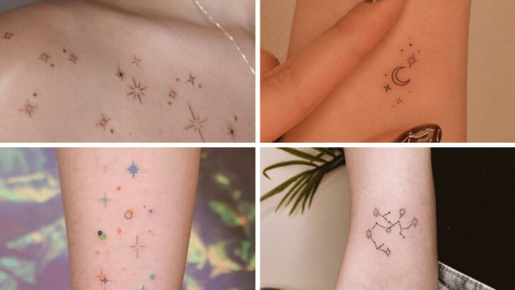 26 disegni di tatuaggi scintillanti per trovare la tua ispirazione stellare.