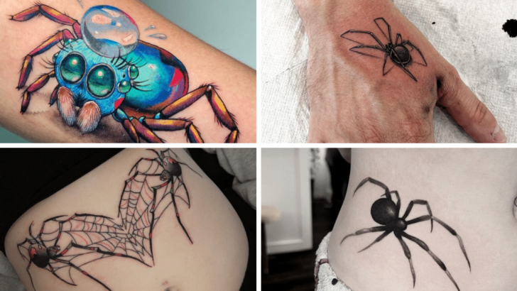 26 idee di tatuaggi di ragni per i più creativi e curiosi.