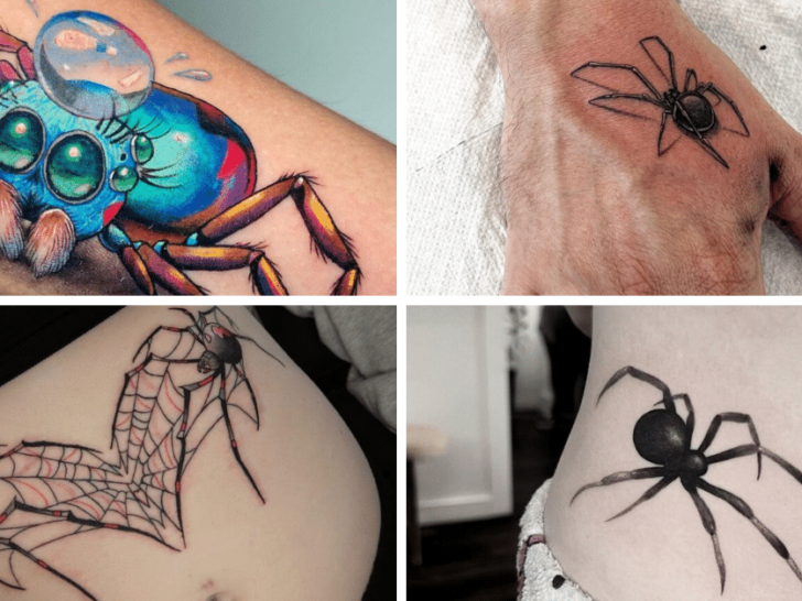 26 Spider Tattoo Ideas For The Creative And Curious
