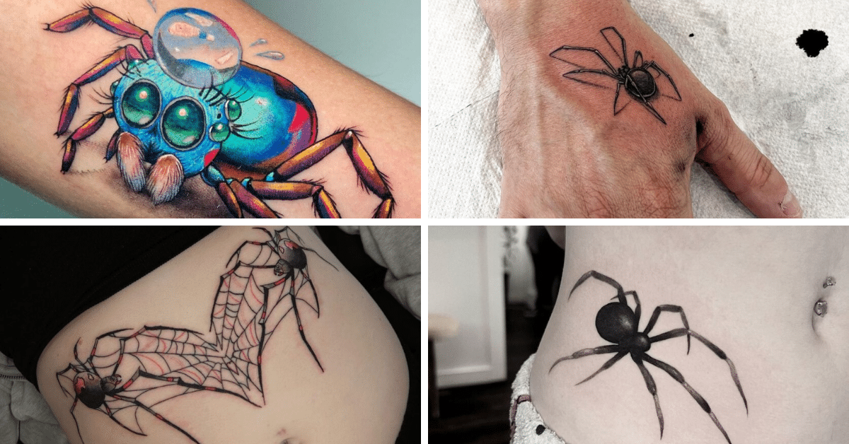 26 Spider Tattoo Ideas For The Creative And Curious