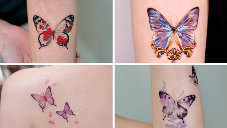 26 disegni di tatuaggi di farfalle per ispirare la vostra rinascita.