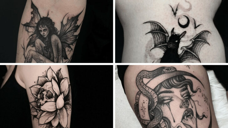 26 tatuaggi femminili dark per liberare il potere che è in voi.