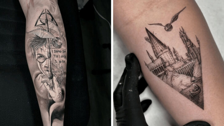 26 tatuaggi di Harry Potter per ricordarsi sempre di quel mondo magico.