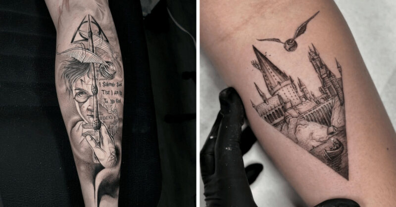 26 harry potter tattoos to always remember that magical world