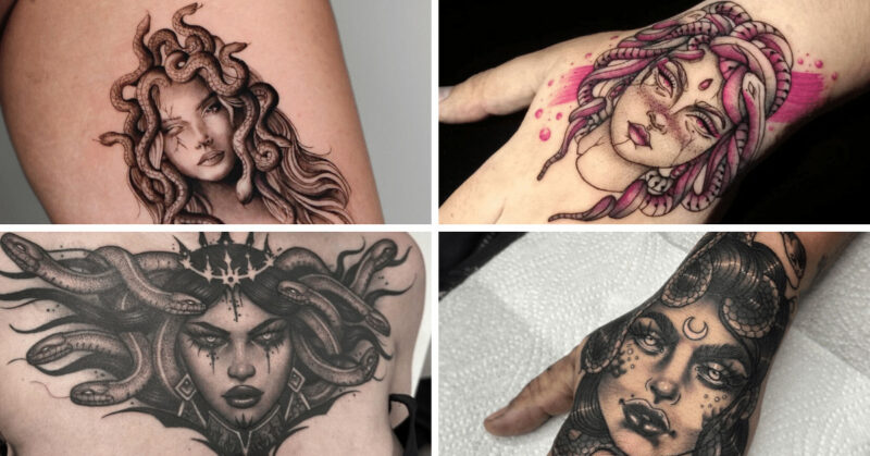 26 medusa tattoo designs that scream for female empowerment