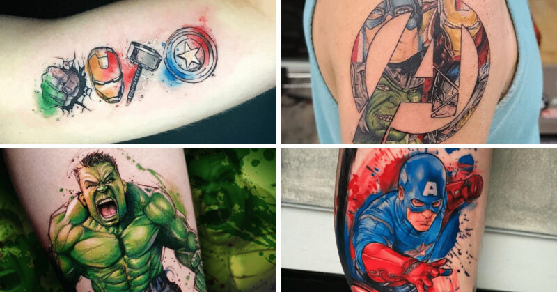 26 powerful avenger tattoos to help you save the universe