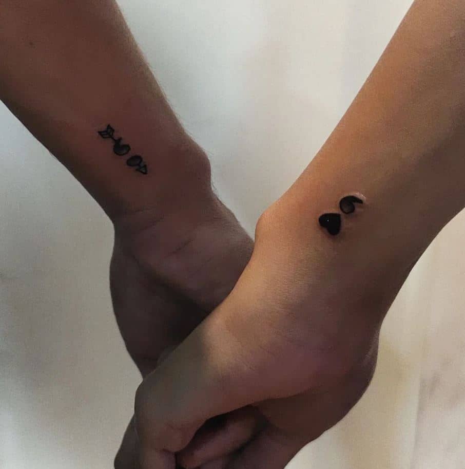Matching tattoo with a friend, partner, or family member