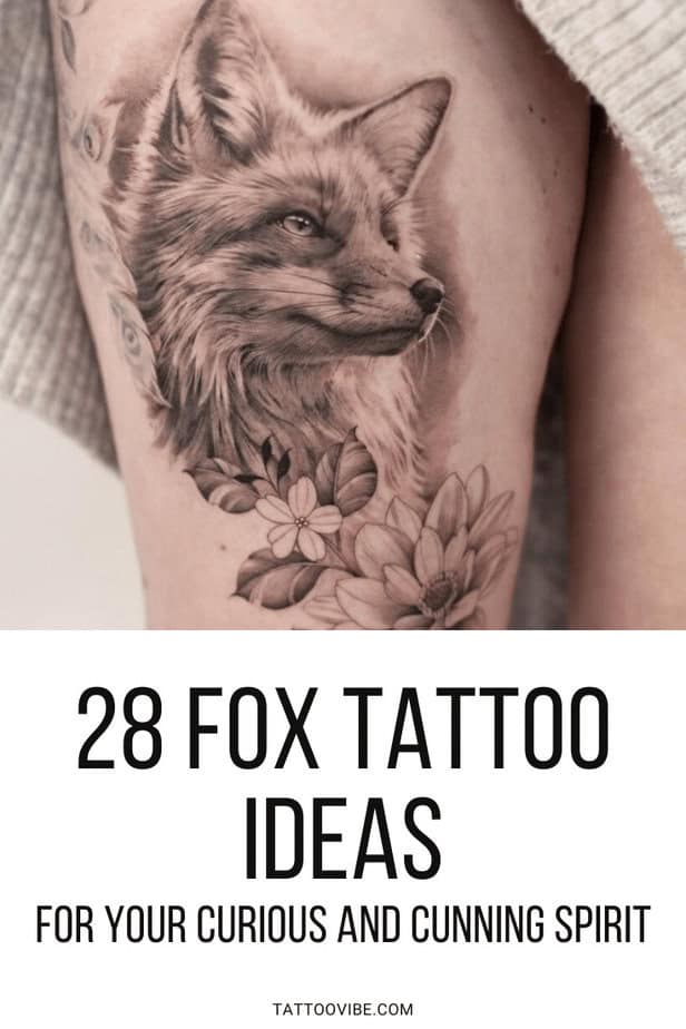 28 idee di tatuaggio di volpe per il vostro spirito curioso e astuto