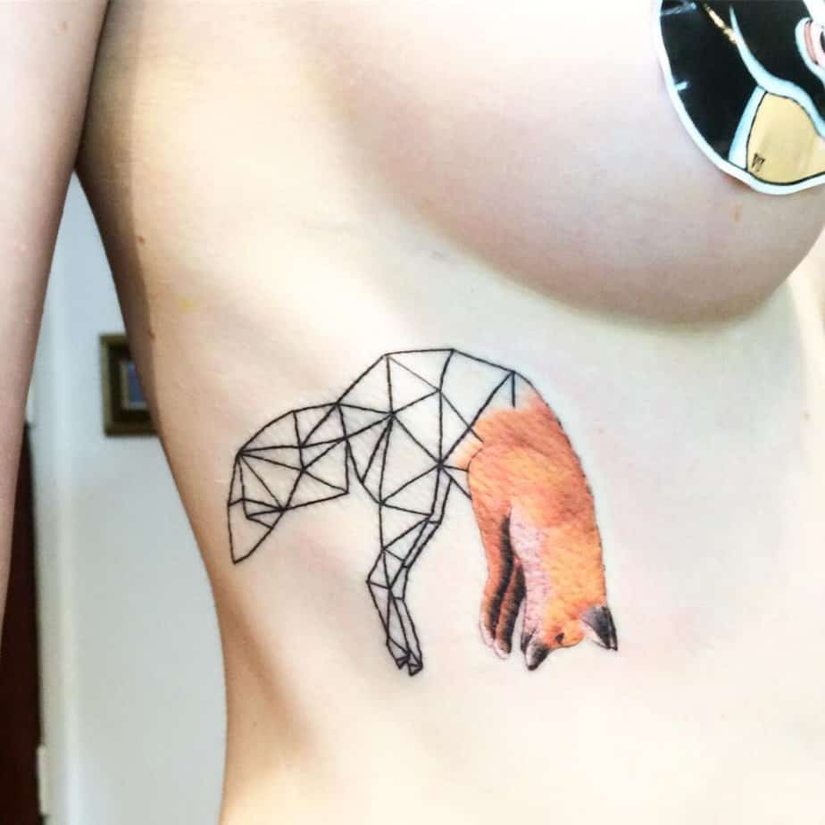Small fox tattoo