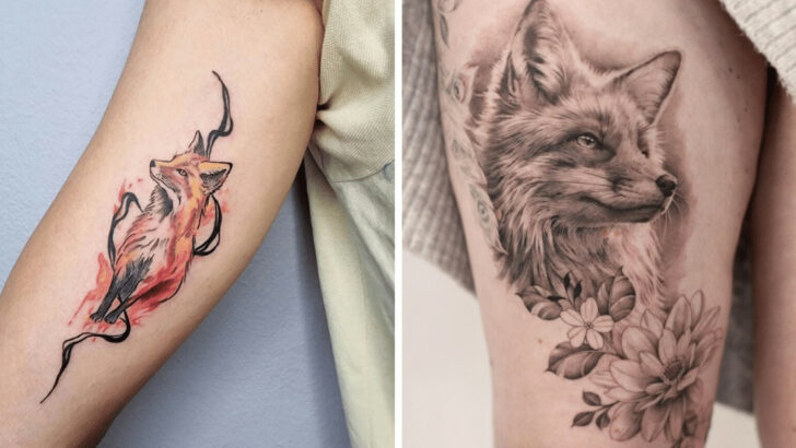 28 idee di tatuaggio di volpe per il vostro spirito curioso e astuto.