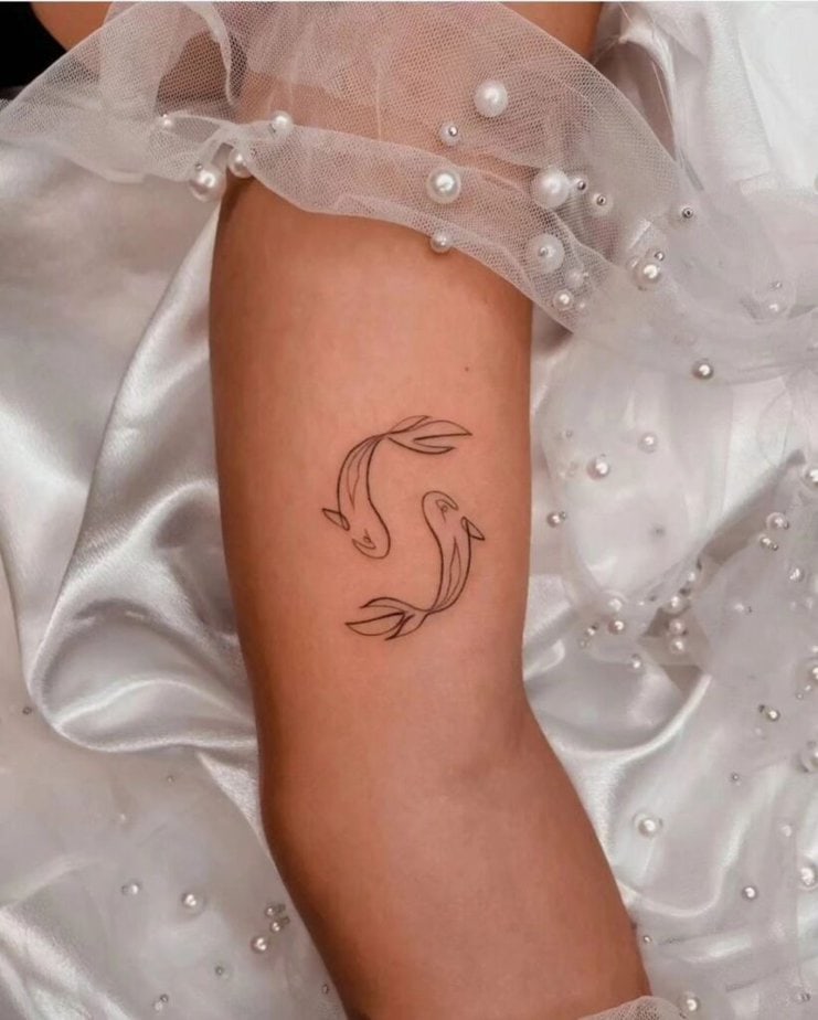 3. A small and simple tattoo of your Zodiac sign