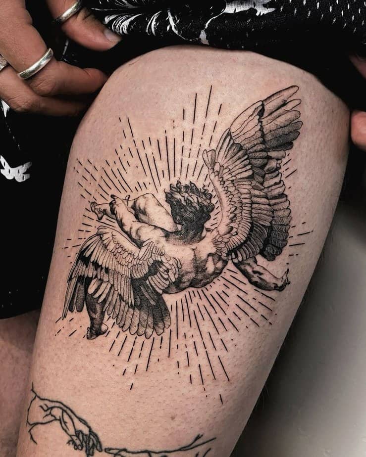 20 Iconic Icarus Tattoos To Remind You To Soar Into The Sky