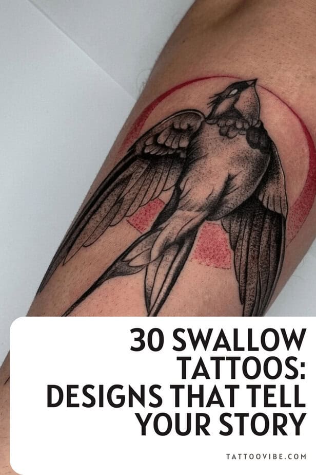 30 Tatuaggi di rondini: Disegni che raccontano la tua storia