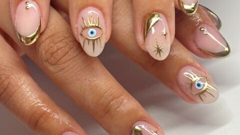 18 Cute Evil Eye Nails To Feel Safe And Protected