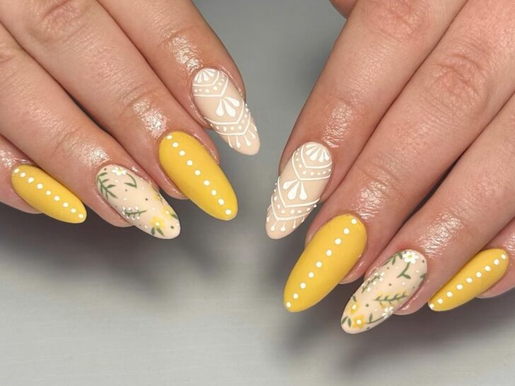 20 Vibrant Yellow Nails To Have Your Moment In The Sun