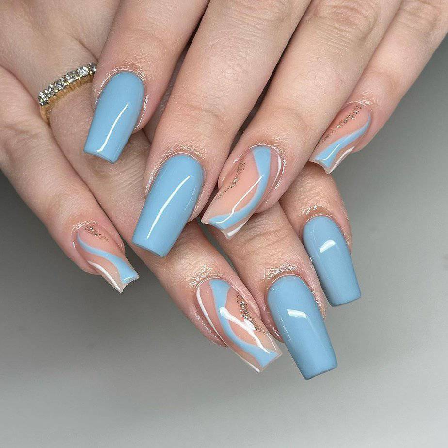 20 Blue Nail Designs That Won't Leave You Feeling Blue