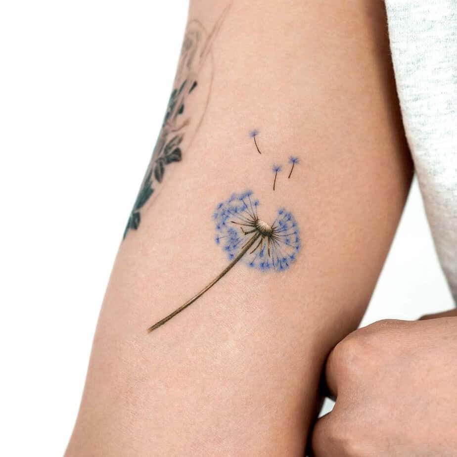 20 Adorable Dandelion Tattoo Ideas To Give You Hope and Strength