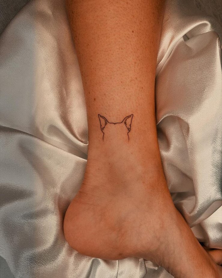 A tattoo of your puppy's (or kitty's) ears