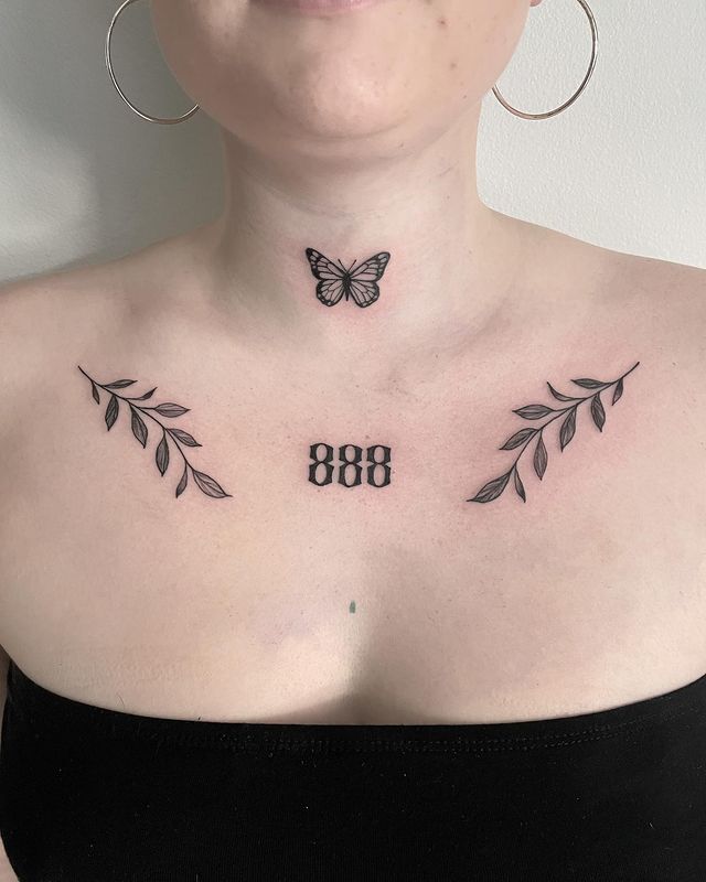 18 Powerful 888 Tattoos To Believe In The Divine