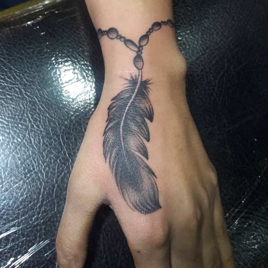 9. Bigger feather piece

