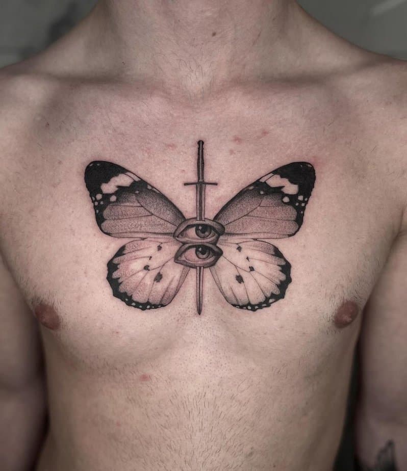 2. Butterfly with a sword
