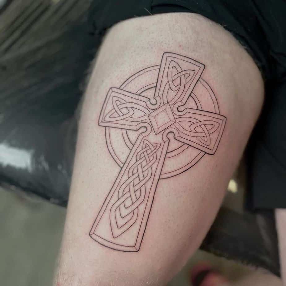 Celtic cross tattoos
