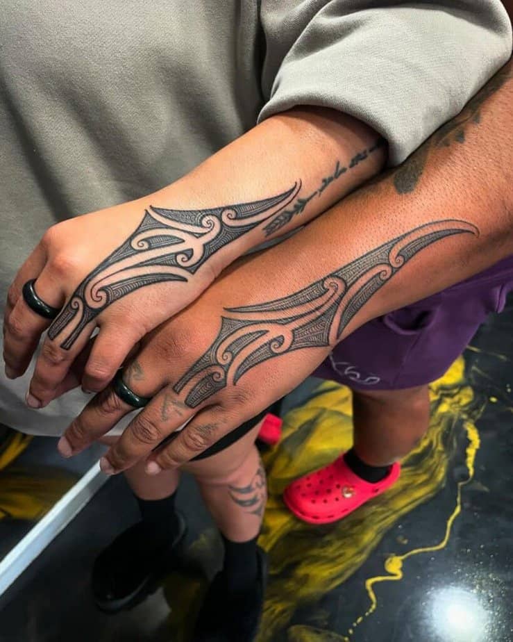 10. Matching Maori tattoos