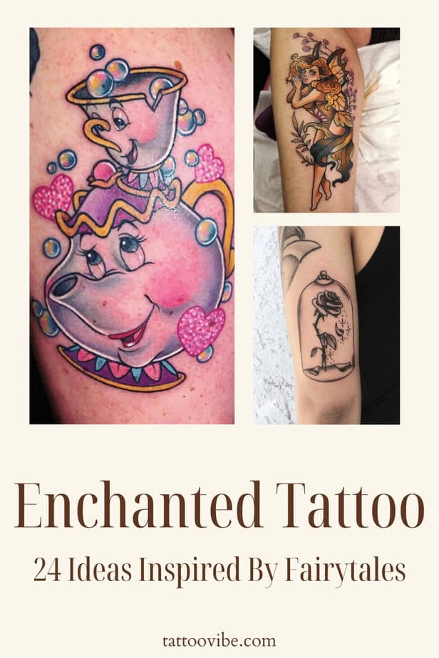 Tatuaggio incantato: 24 idee ispirate alle fiabe