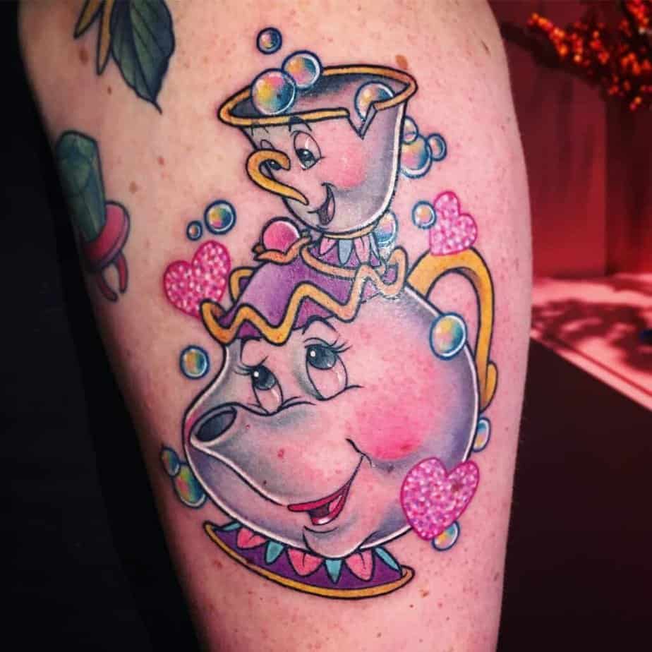 Colorful enchanted tattoo