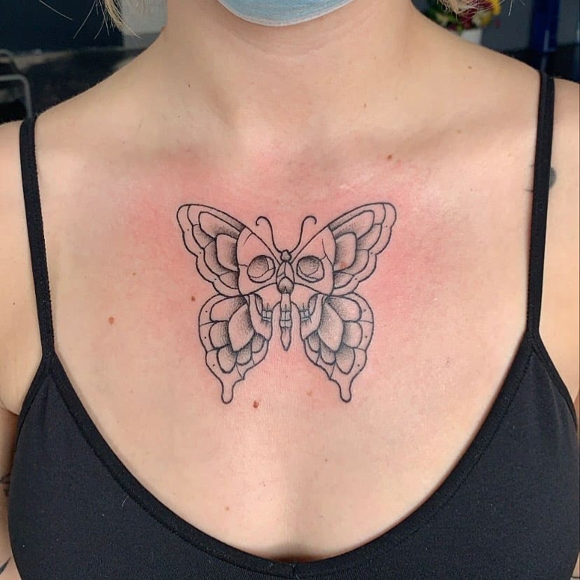 17. Fine-line butterfly
