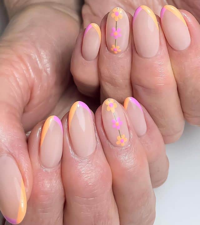 20 Vibrant Peach Nails For Effortlessly Chic Style