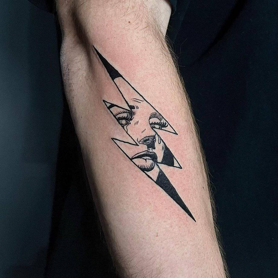 Fun lightning tattoos