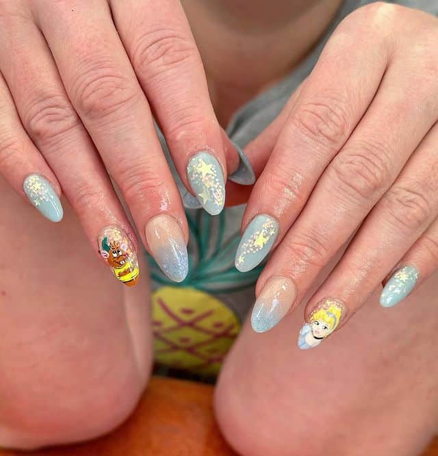 Gorgeous Cinderella nails