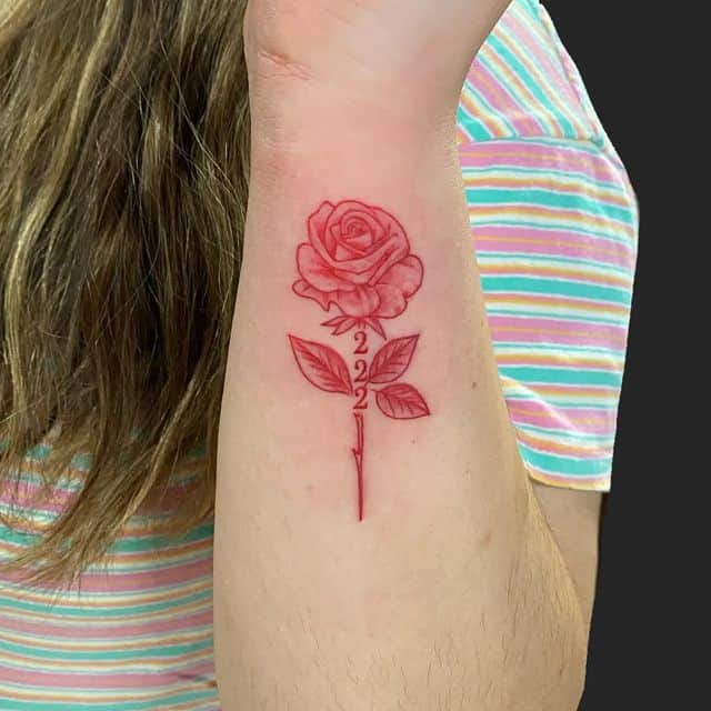 Gorgeous rose tattoo