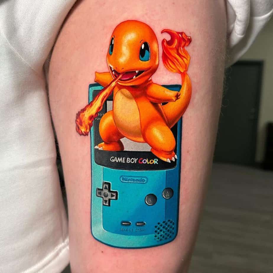 Tatuaggi Pokémon a colori