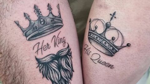 18 tatuaggi di re e regine per indicare il vostro amore maestoso.